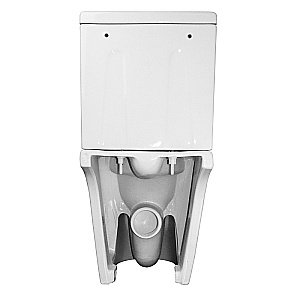 Унитаз напольный AZARIO Flin AZ-1363C безободковый, с бачком, с крышкой микролифт, глянцевый белый купить в интернет-магазине Sanbest