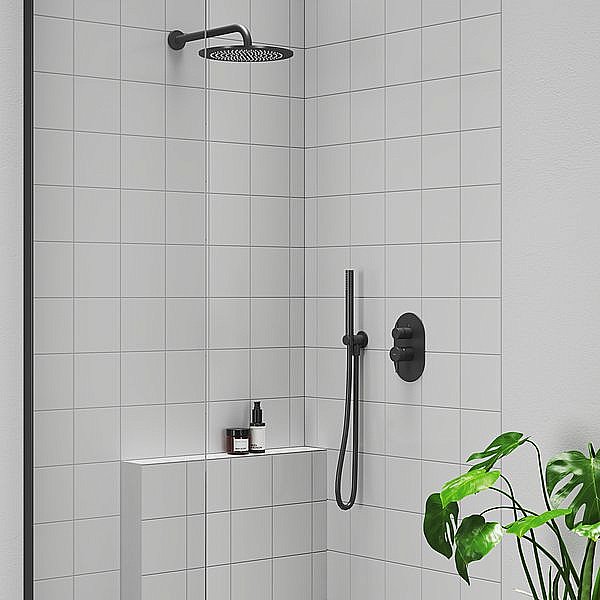 Смеситель для душа Ravak Espirit X070288 черный матовый купить в интернет-магазине сантехники Sanbest