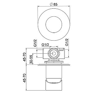 Смеситель для душа Webert One-B NB880101015 купить в интернет-магазине сантехники Sanbest
