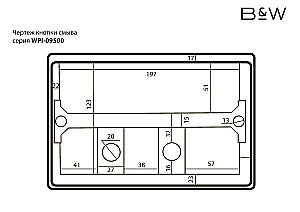 Кнопка для инсталляции Black&White Universe WPI-09510GM серая купить в интернет-магазине сантехники Sanbest