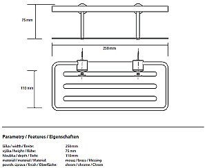 Мыльница Bemeta Cytro 146208052 купить в интернет-магазине сантехники Sanbest
