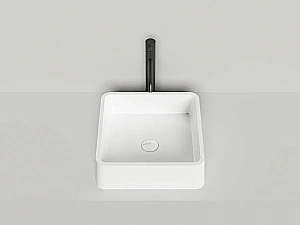 Раковина накладная Salini Gloria 02 1102202M 41,5 из искусственного камня S-Stone, белая матовая купить в интернет-магазине Sanbest