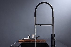 Смеситель для кухни Paulmark Tornado To213402-AN антрацит купить в интернет-магазине сантехники Sanbest