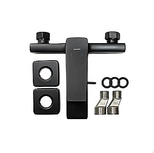 Смеситель для ванны Comforty 00-00012625 черный матовый купить в интернет-магазине сантехники Sanbest