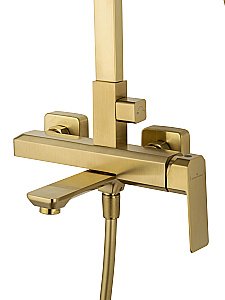 Душевая система WONZON & WOGHAND DIAMOND WW-88739011-BG брашированное золото купить в интернет-магазине сантехники Sanbest