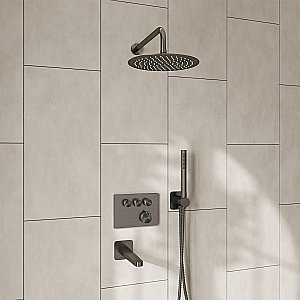 Душевая система WasserKraft Wern A4258.097.121.275.100.276.298 Thermo никель купить в интернет-магазине сантехники Sanbest