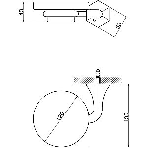 Мыльница Cisal Cherie CE09060021 купить в интернет-магазине сантехники Sanbest