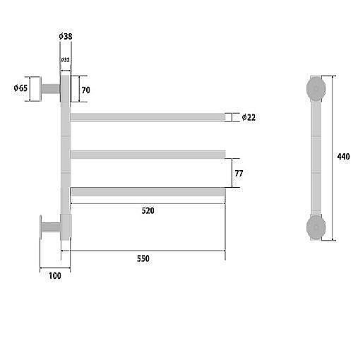 Полотенцесушитель электрический Energy I-G3 купить в интернет-магазине сантехники Sanbest
