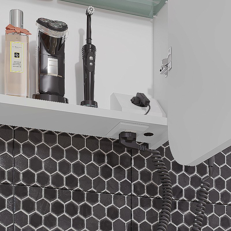 Зеркальный шкаф Опадирис Элеганс 90 00-00006882 премиум купить в интернет-магазине сантехники Sanbest