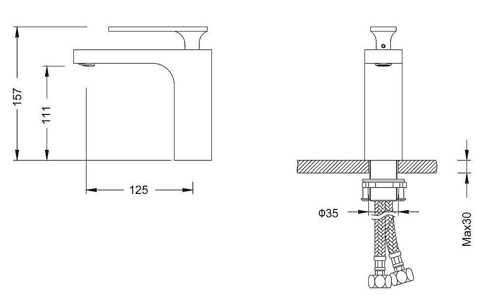 Смеситель для раковины Timo Torne 4361/03F купить в интернет-магазине сантехники Sanbest