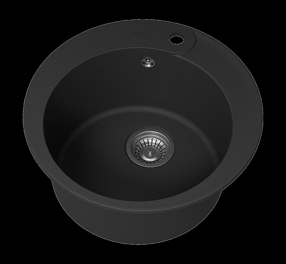 Кухонная мойка Misty Artemida 51 ART-51-01 антрацит купить в интернет-магазине сантехники Sanbest