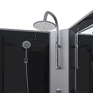 Душевая кабина Niagara Classic NG-3512-14BKTG 120х80 с гидромассажем купить в интернет-магазине Sanbest