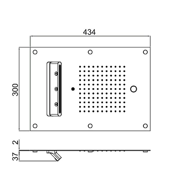 Верхний душ Carimali MyDream 23079XN/S-CRX купить в интернет-магазине сантехники Sanbest