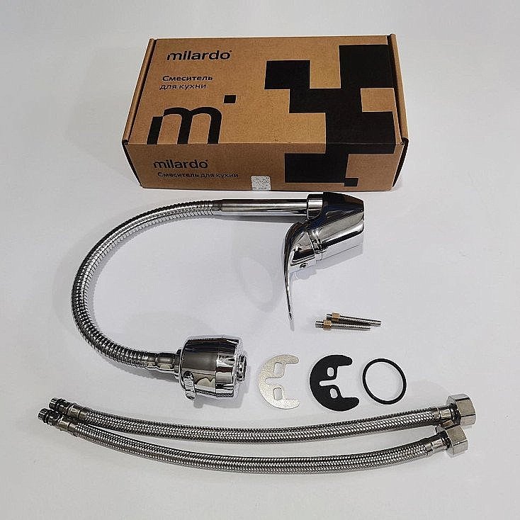 Смеситель для кухни Milardo Meal M05SB2FM05 хром купить в интернет-магазине сантехники Sanbest