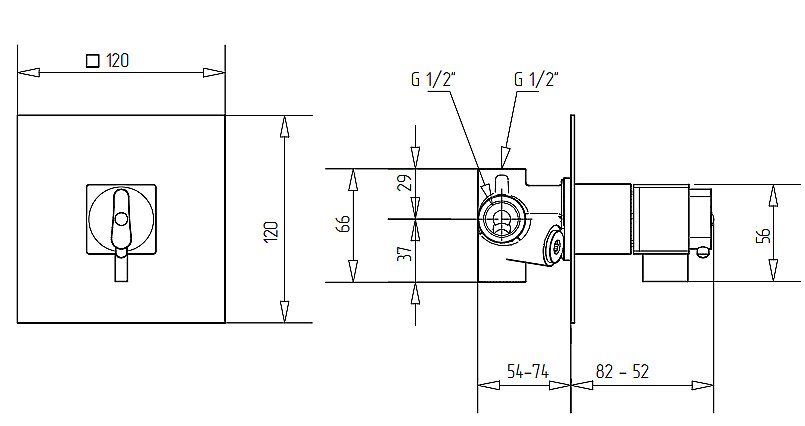 Смеситель встраиваемый термостатический Migliore Kvant 25404 золото купить в интернет-магазине сантехники Sanbest