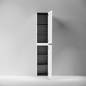 Шкаф-пенал напольный Sancos Folk Floor PFL35FW белый для ванной в интернет-магазине сантехники Sanbest