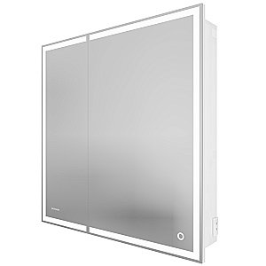 Зеркальный шкаф Grossman Меркадо 80 208010 белый купить в интернет-магазине сантехники Sanbest