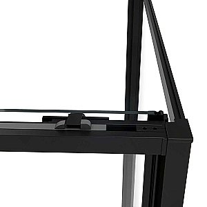 Душевой уголок Vincea Slim Soft VSR-1SS8015CLB 150х80 стекло прозрачное/профиль черный купить в интернет-магазине Sanbest