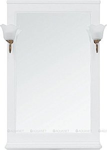 Зеркало Aquanet Валенса 65 белый в ванную от интернет-магазине сантехники Sanbest