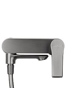 Смеситель для ванны с душем WONZON & WOGHAND BRILLIANT, Темный графит (WW-88037079-BGM) купить в интернет-магазине сантехники Sanbest