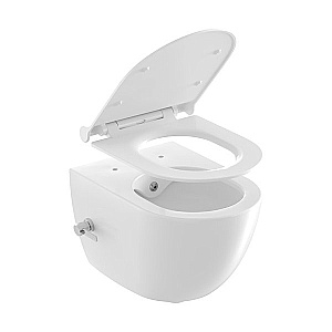 Унитаз-биде Ravak Uni Chrome X01912 белый, с крышкой микролифт купить в интернет-магазине Sanbest