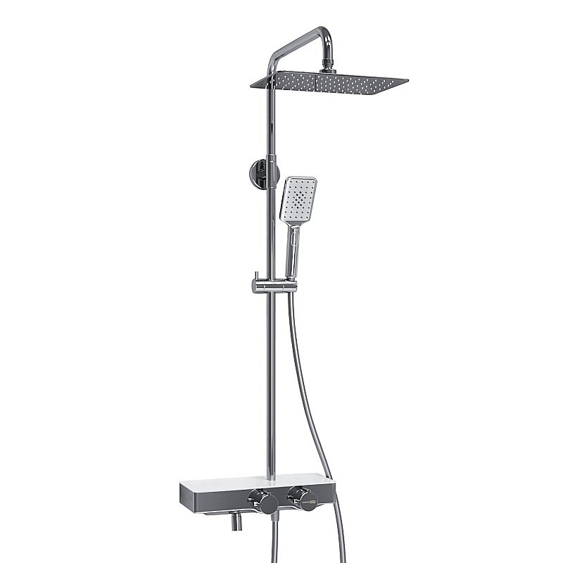 Душевая система WasserKraft Aller SET2647 Thermo хром купить в интернет-магазине сантехники Sanbest