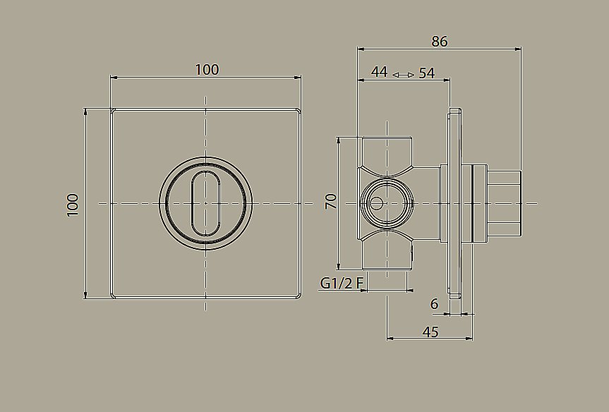 Дивертор Migliore Kvant 26087 для смесителя в интернет-магазине сантехники Sanbest