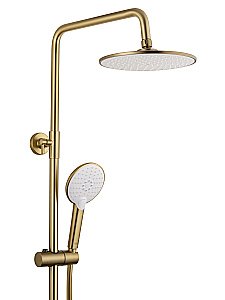 Душевая система WONZON & WOGHAND CLICK, Брашированное золото (WW-N3S962-BG) купить в интернет-магазине сантехники Sanbest