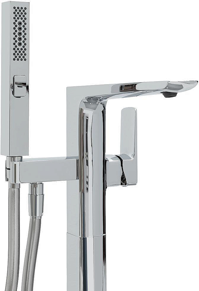 Смеситель для ванны Allen Brau Infinity 5.21009-BN никель брашированный купить в интернет-магазине сантехники Sanbest