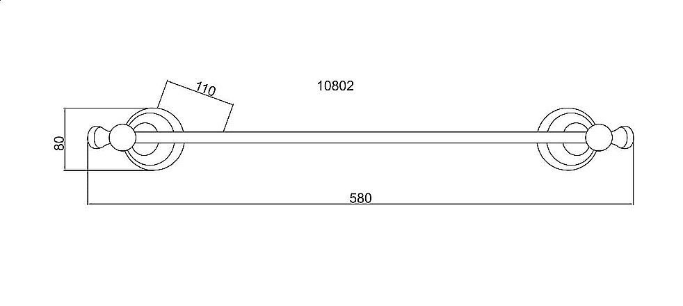 Полотенцедержатель-кольцо Boheme Provanse 10802 купить в интернет-магазине сантехники Sanbest