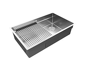 Кухонная мойка Paulmark NEXT-PRO 74 PM707445-BS нержавеющая сталь купить в интернет-магазине сантехники Sanbest