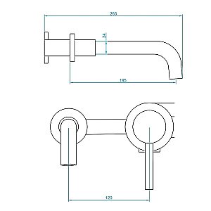 Смеситель для раковины RGW Shower Panels SP-47B 51140547-04 черный купить в интернет-магазине сантехники Sanbest