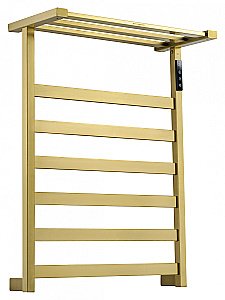 Полотенцесушитель электрический WONZON & WOGHAND FRANKFURT, Брашированное золото (WW-A1026-BG) купить в интернет-магазине сантехники Sanbest