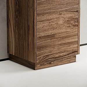 Пенал Sancos Libra Floor PLB35FECH дуб чарльстон для ванной в интернет-магазине сантехники Sanbest