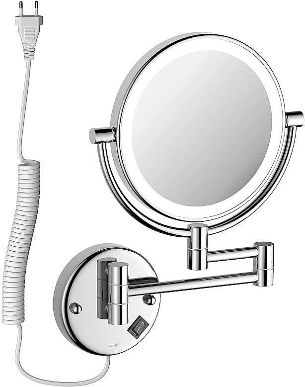 Зеркало косметические с подсветкой Aquatek AQ4915CR хром купить в интернет-магазине сантехники Sanbest