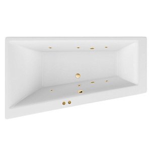 Ванна акриловая EXCELLENT Sfera 170x100 SOFT золото купить в интернет-магазине Sanbest