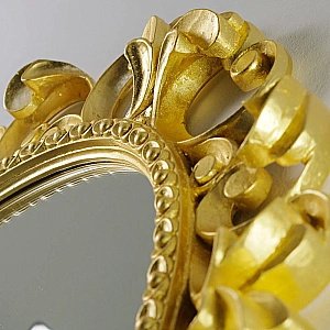 Зеркало Migliore 31344 золото в ванную от интернет-магазине сантехники Sanbest