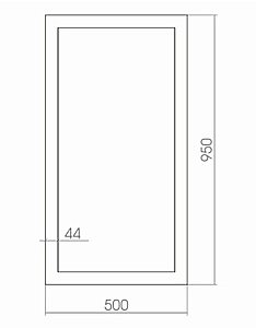 Зеркало MIXLINE Феникс 537417 50 в ванную от интернет-магазине сантехники Sanbest