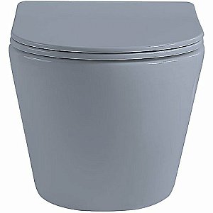 Унитаз Vincea Globo VT1-14SMO безободковый, с крышкой микролифт, океан матовый купить в интернет-магазине Sanbest