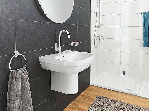 Раковина с полупьедесталом Grohe Euro Ceramic GR2004-2 60 альпин-белая купить в интернет-магазине Sanbest