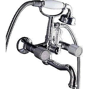 Смеситель для ванны Boheme Royal Cristal 273-Royal/CRST хром/Swarovski купить в интернет-магазине сантехники Sanbest