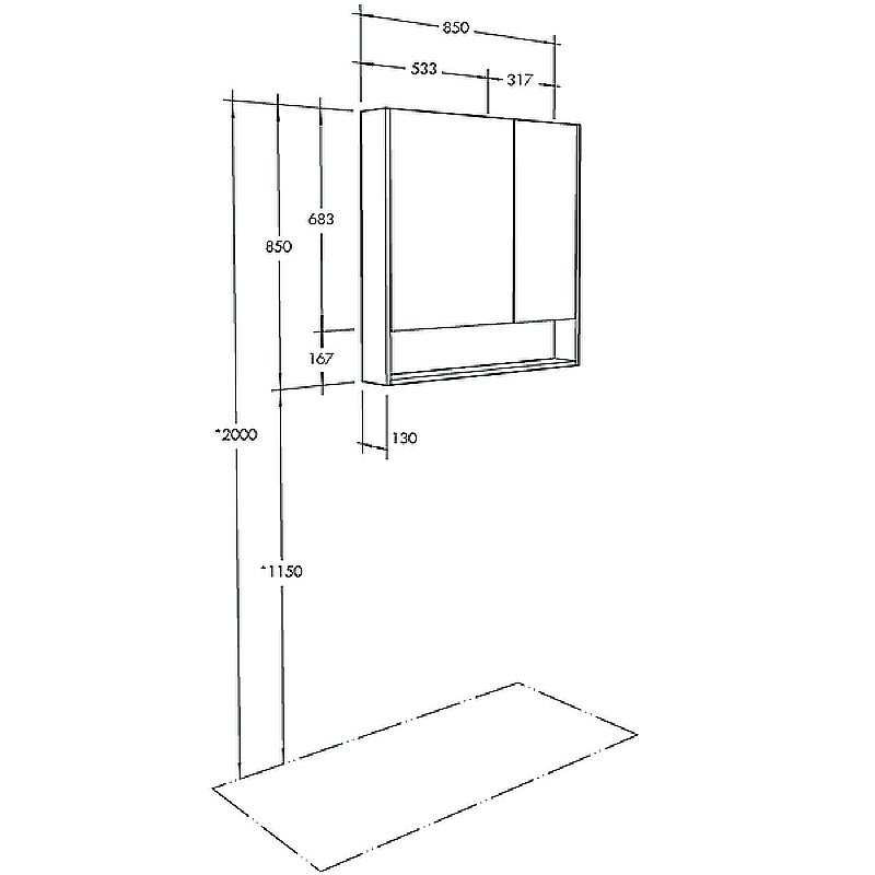 Зеркальный шкаф Акватон Сканди 1A252302SD010 90 белый купить в интернет-магазине сантехники Sanbest