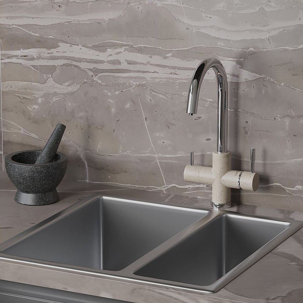 Смеситель для кухни PAINI Cox 7855643CR3V11L2KM сахара купить в интернет-магазине сантехники Sanbest