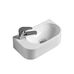 Раковина Vincea 40 VBS-506L белая левая купить в интернет-магазине сантехники Sanbest