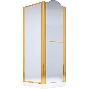 Душевой уголок Migliore Diadema ML.DDM-22.193.ST.DO 90x90 стекло матовое/профиль золото купить в интернет-магазине Sanbest