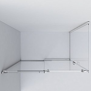 Душевой уголок Vincea Como VSR-1C1013CLB 130x100 стекло прозрачное/профиль черный купить в интернет-магазине Sanbest