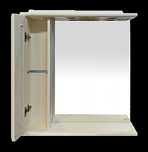 Зеркало со шкафом Misty Лувр 85 Слоновая кость в ванную от интернет-магазине сантехники Sanbest