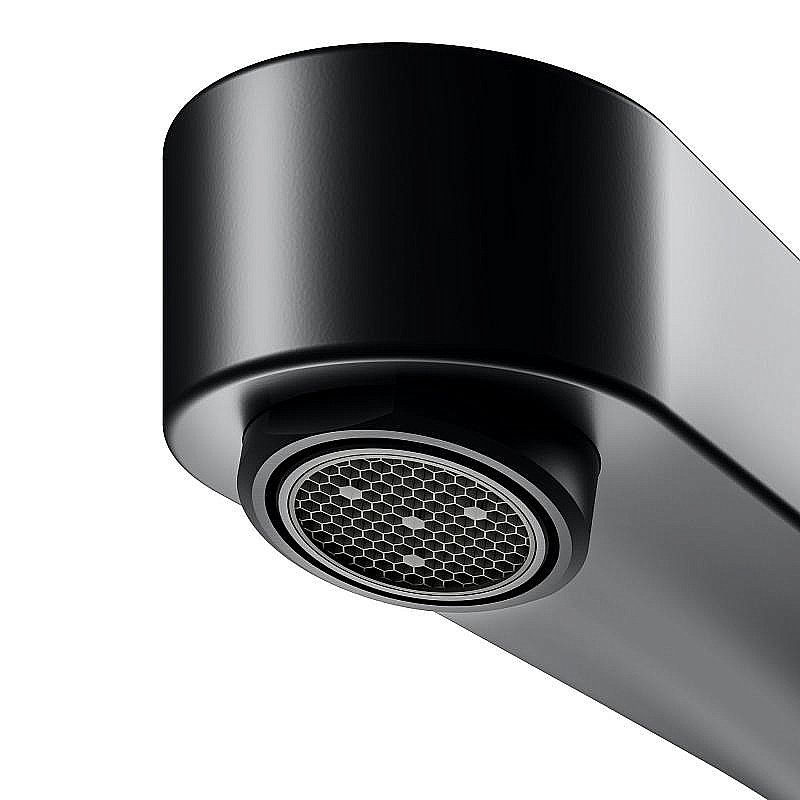 Смеситель для раковины KEUCO IXMO FLAT 59516370302 черный матовый купить в интернет-магазине сантехники Sanbest