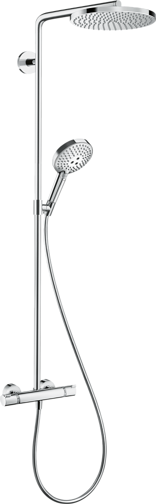 Душевая система Hansgrohe Raindance Select S Showerpipe 240 1jet PowderRain 27633000 купить в интернет-магазине сантехники Sanbest