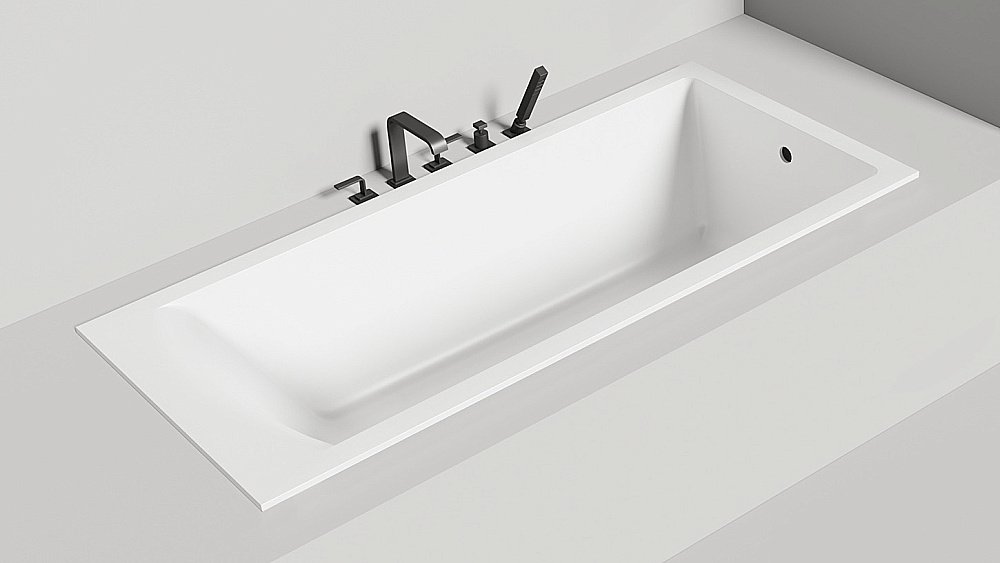 Ванна Salini Cascata S-Sense 180х80 104213G белая купить в интернет-магазине Sanbest